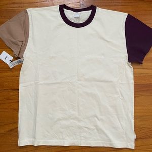 NWT Aritzia alpha color block t-shirt